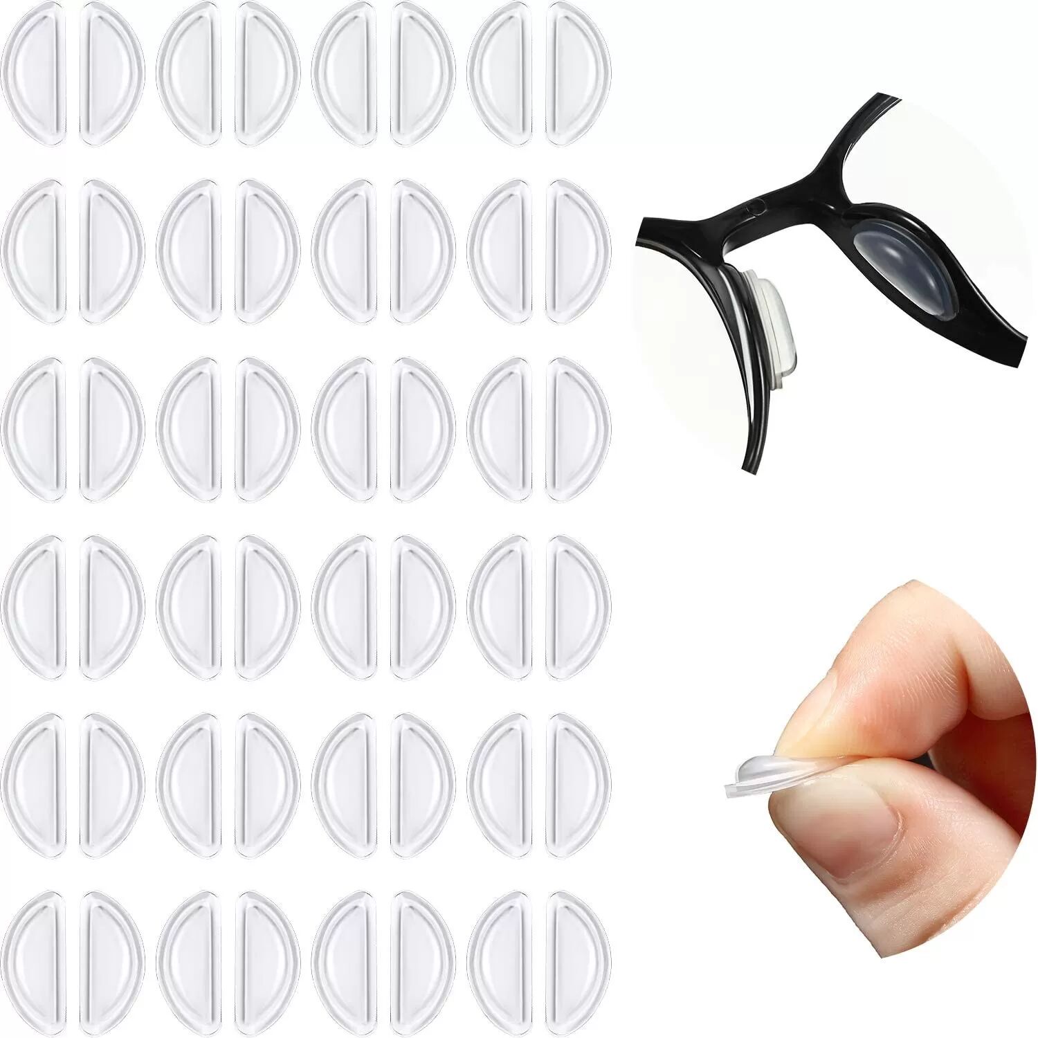 INF Nasenpads für Brillen, 24 Paar