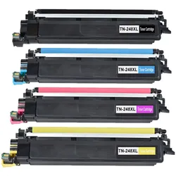 Kompatibles Tonerkartuschen Set Brother TN-248XL schwarz, cyan, magenta, gelb, TN248CYMK