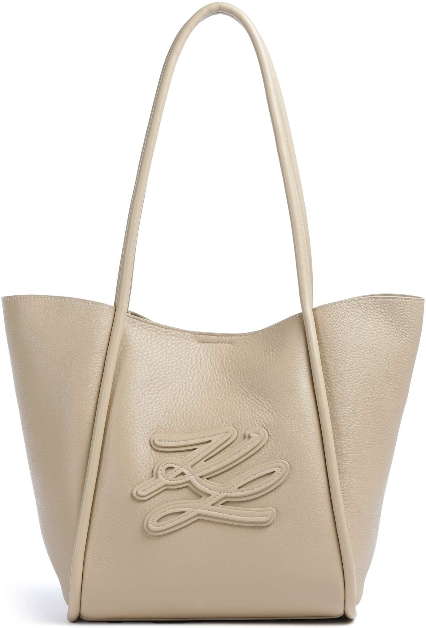 Karl Lagerfeld K/Autograph Medium Shopper, beige