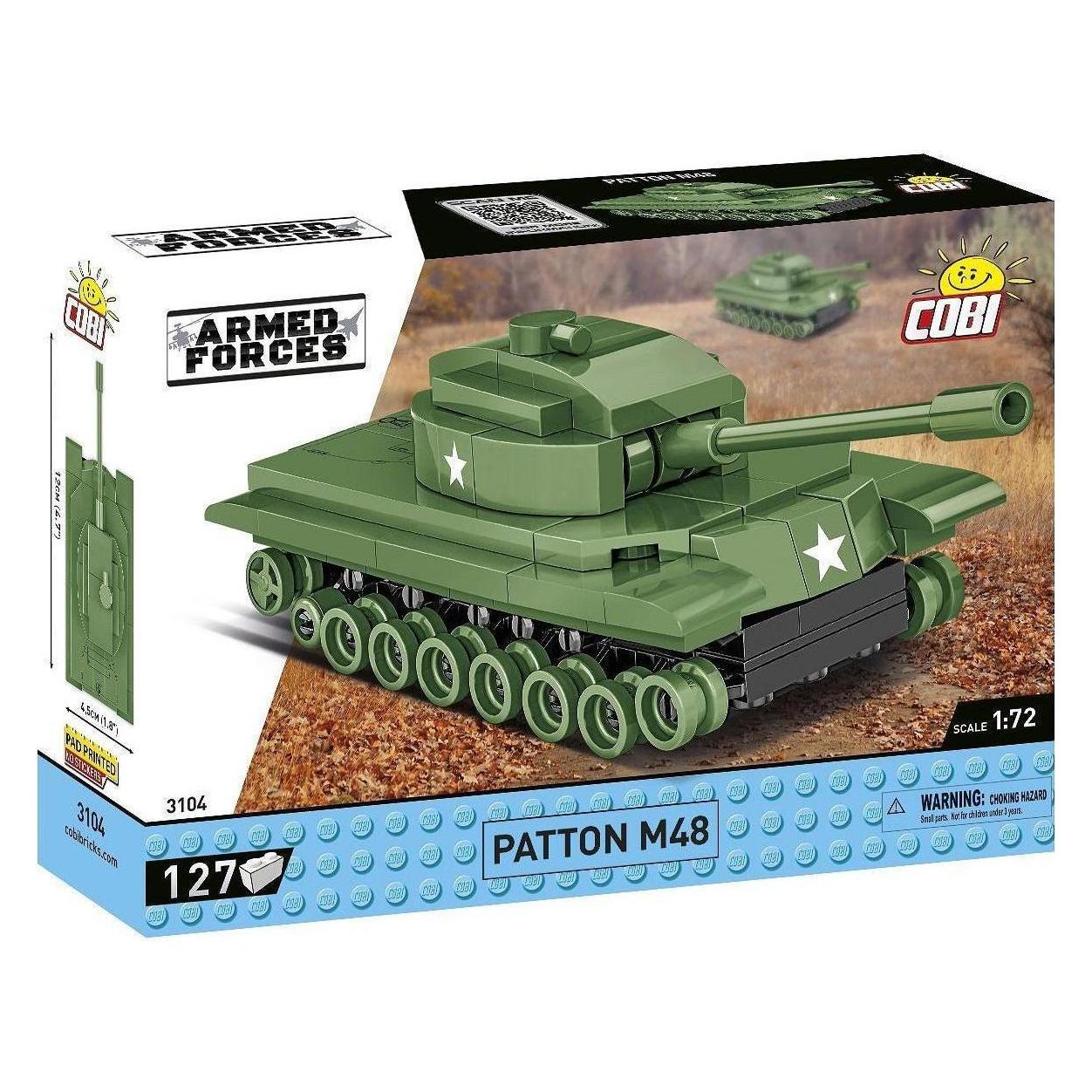 Cobi 127 PCS ARMED FORCES /3104/ PATTON M48 (COBI-3104)