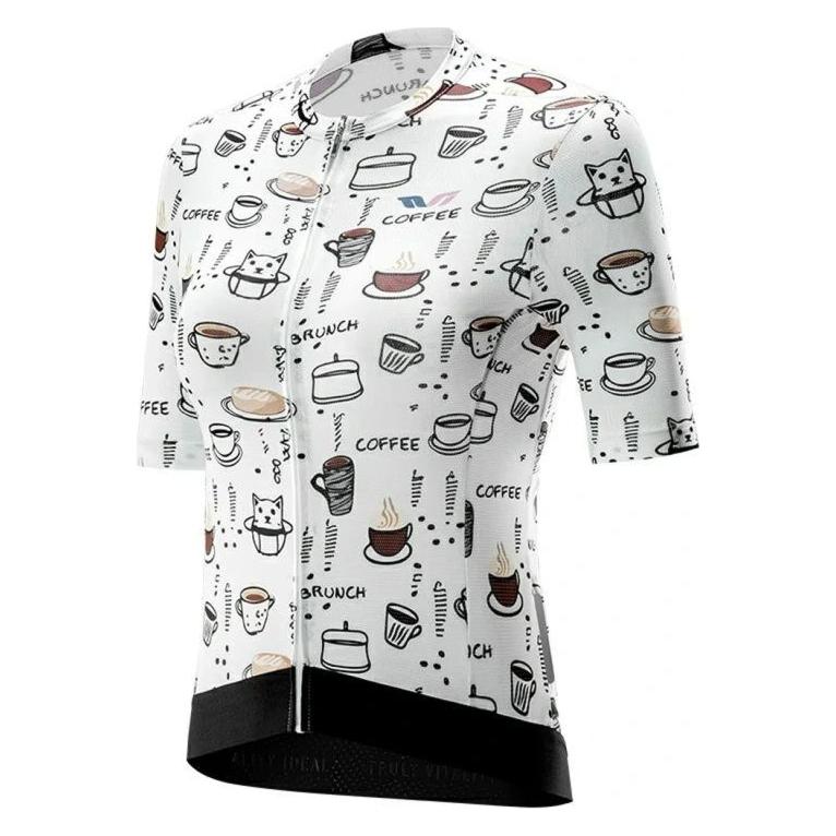 Rockbros 15110005003 Damen-Radtrikot Kurzarm Grösse S - Weiss (S) (ROCKBROS)