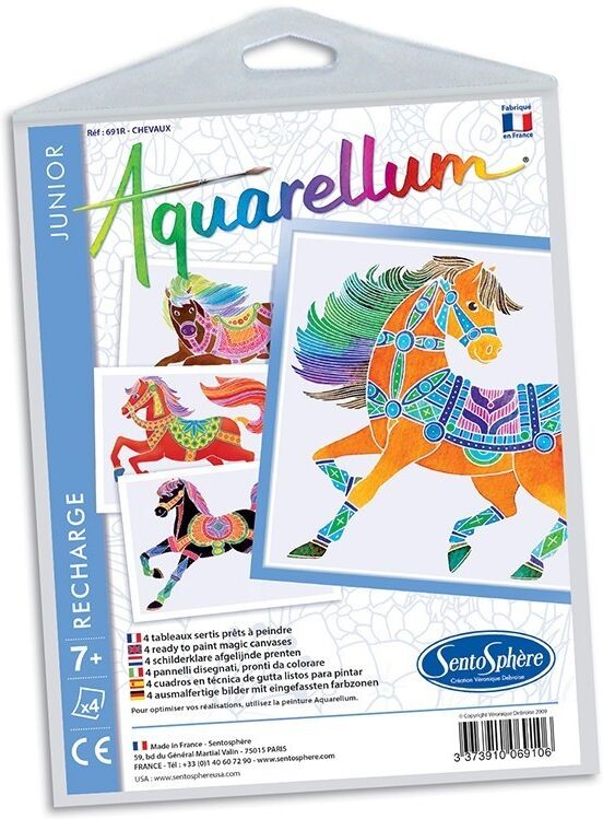Recharge Aquarellum Junior Chevaux - Sentosphère