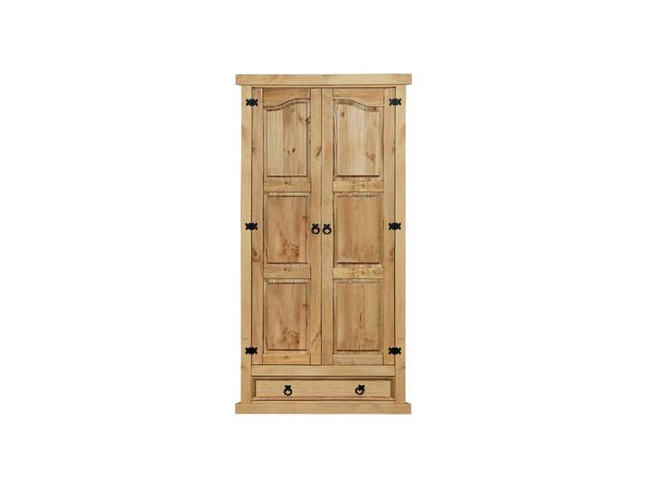 Kleiderschrank, Stabil, 102×56×205 cm, Mit Stauraum, Klassisch & Modern, Möbilia
