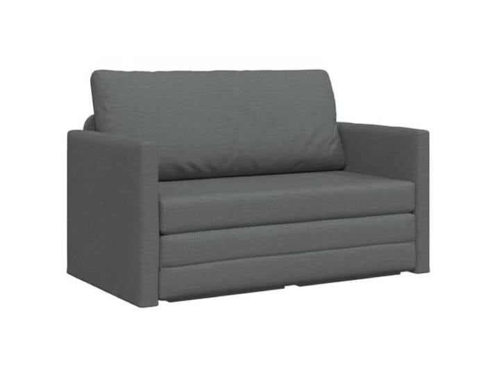 Todiikf Schlafsofa 110cm Stoff Couch Klappbar Gästebett Dunkelgrau Kompaktes 2-in-1 Schlafsofa mit Schaumstoffpolsterung und Stoffbezug für Wohnzimmer und kleine Räume.