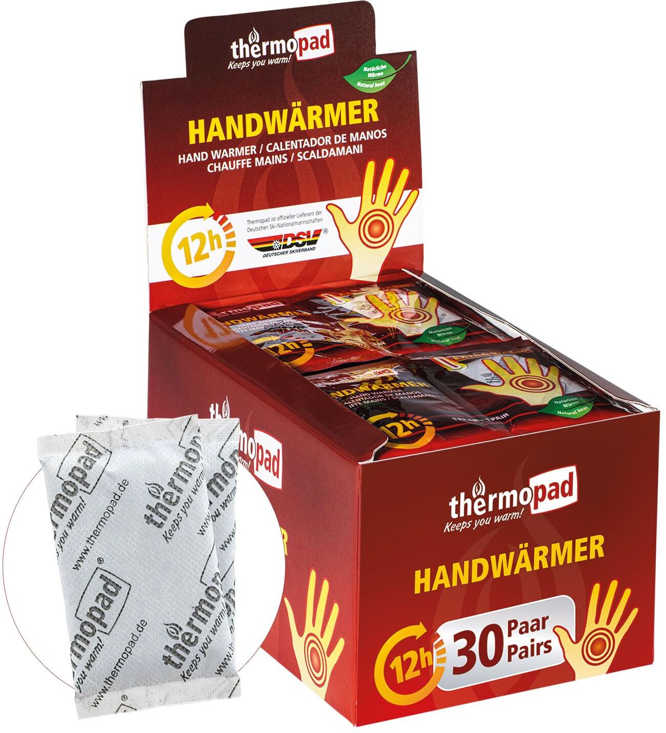 Handwärmer "Thermopad multi Handwärmer 30er-Pack", weiss (weiß), Thermopads, 30 Stk., Handwärmer weiß 30 Stk.