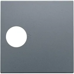 Niko Züblin 220-69101 Abdeckung für einfachen Koaxialanschluss für TV steel grey coated 22069101