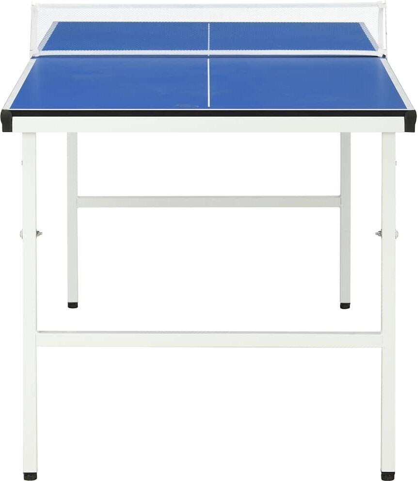 vidaXL Table de ping-pong de 1,5 m avec filet 152 x 76 x 66 cm Bleu