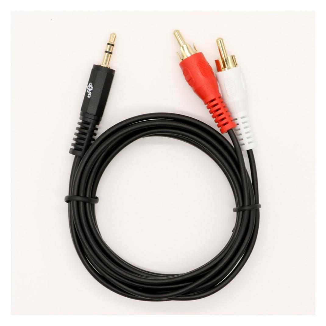 Lenovo !Cable 3,5mm MiniJack -2x RCA M/M 1,5m (AKXAJ2RCA150B) (1.50 m, AUX Kabel, Cinch Kabel) (AKTBXAJ2RCA150B)