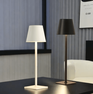 Inspire Picks Nordic LED Desk Lamp Rechargeable Touch Dimming Light For Minimalist Home Decor white