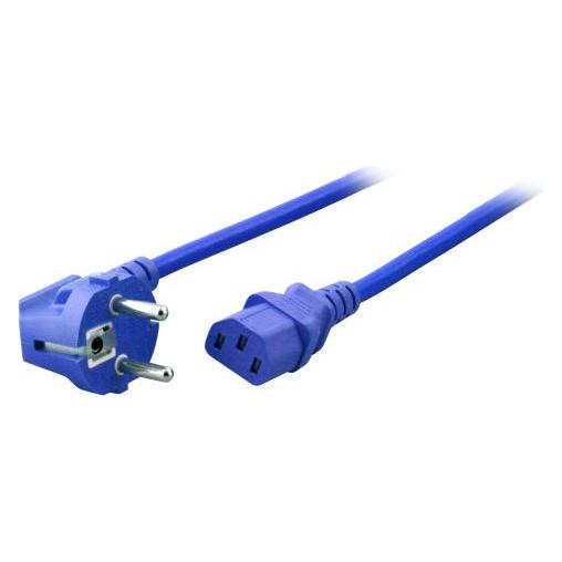 EFB Elektronik Netzkabel CEE 7/7 90° (3 m) (EK588BL.3V2)