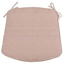 Replacement Chair Cushion - 21x18.5 - Box Edge, Oxford Stripe Clay - Ballard Designs