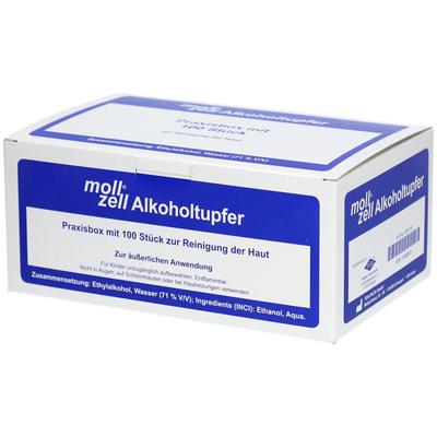 Moll-Zell Alkoholtupfer 100 St Tupfer