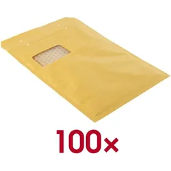 aroFol Luftpolster-Versandtaschen »win Gr. 7« 100 Stück braun, 25x35 cm