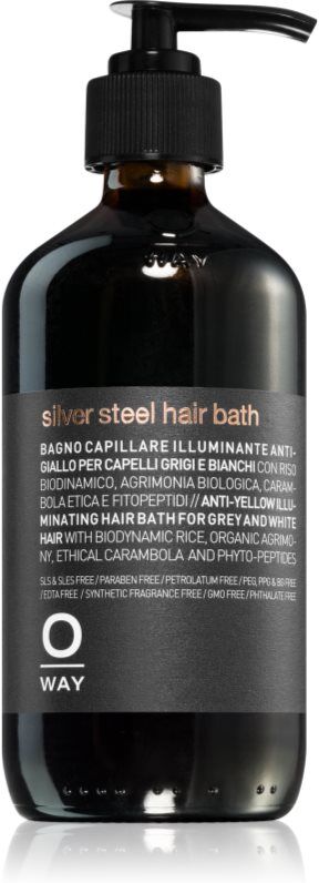 Oway Silver Steel shampoing violet anti-jaunissement 240 ml