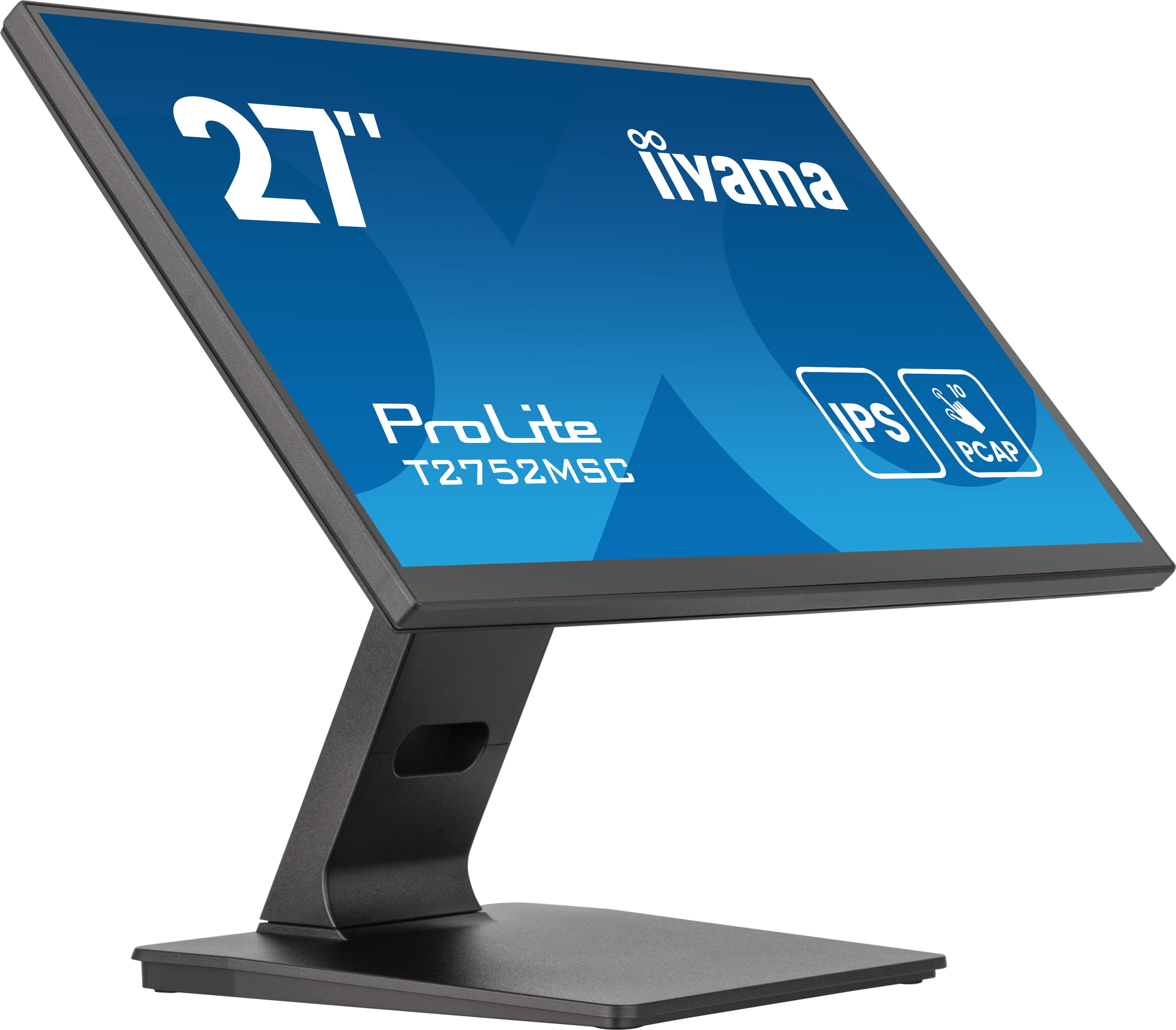 iiyama ProLite T2752MSC-B1AG, 68,6 cm (27"), 1920 x 1080 Pixel, Full HD, LED, 5 ms, Schwarz