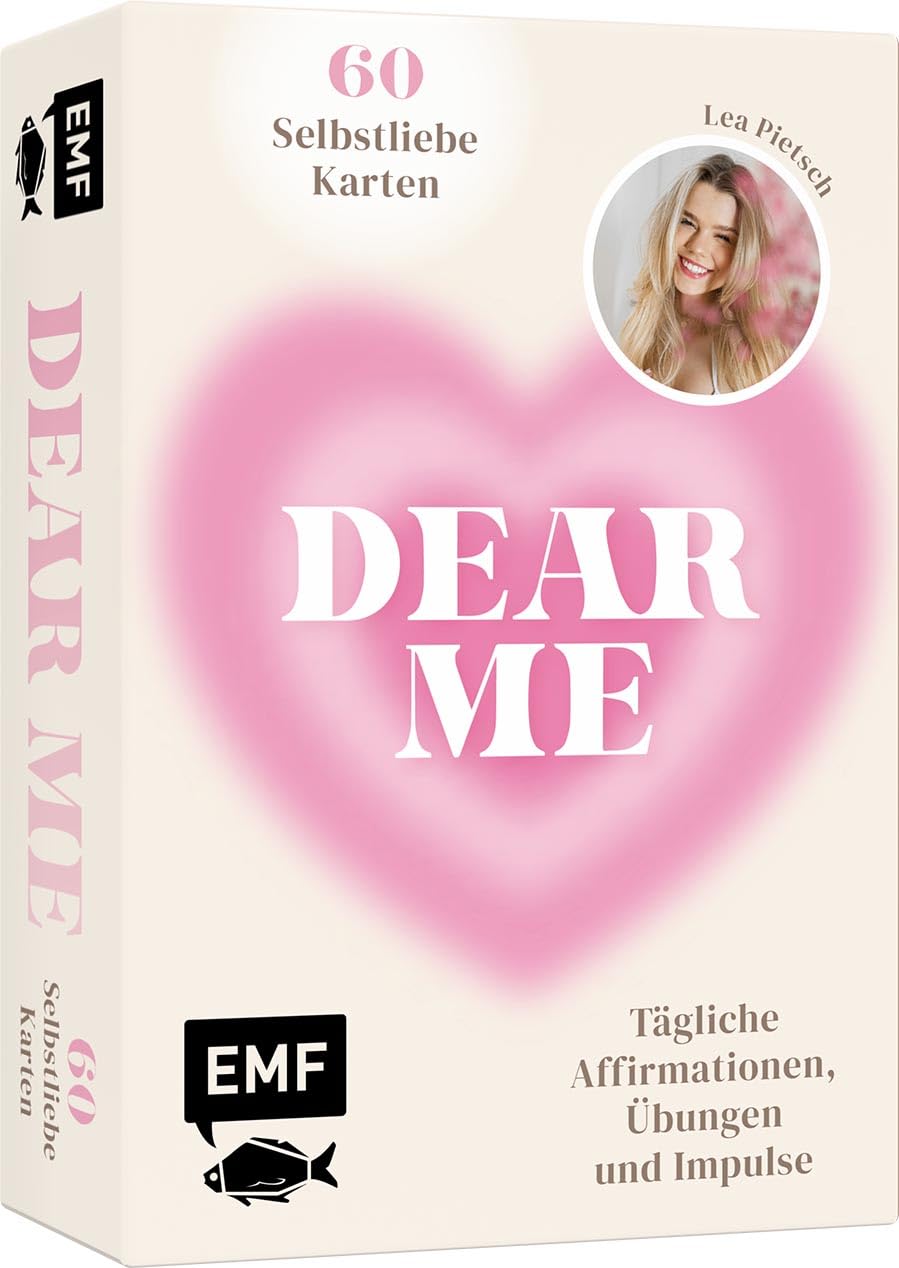 Lea Pietsch - Kartenbox: Dear Me – 60 Motivations-Karten für mehr Selbstliebe: Tägliche Affirmationen, Übungen und Impulse für ein positives Mindset und ein starkes Selbstwertgefühl - Preis vom 05.10.2026 03:47:11 h