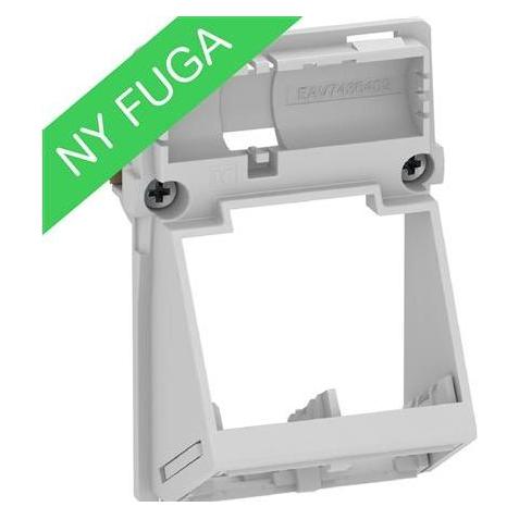 LK Dataudtag FUGA T3 - 1,5 modul vinkel indsats, for 2 stk. Actassi konnektor, leveres (AAK588D0071)