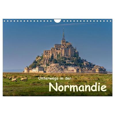 Unterwegs in der Normandie (Wandkalender 2027 DIN A4 quer), CALVENDO Monatskalender