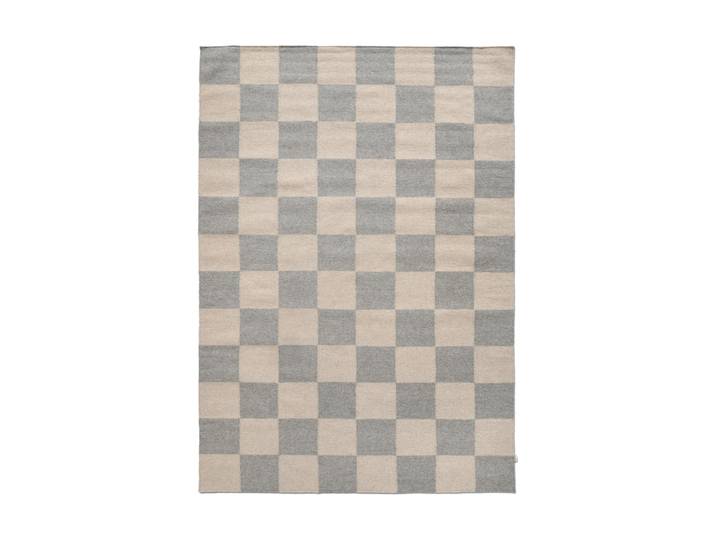 Classic Collection Tapis Squares Gris-beige, 250x350 cm