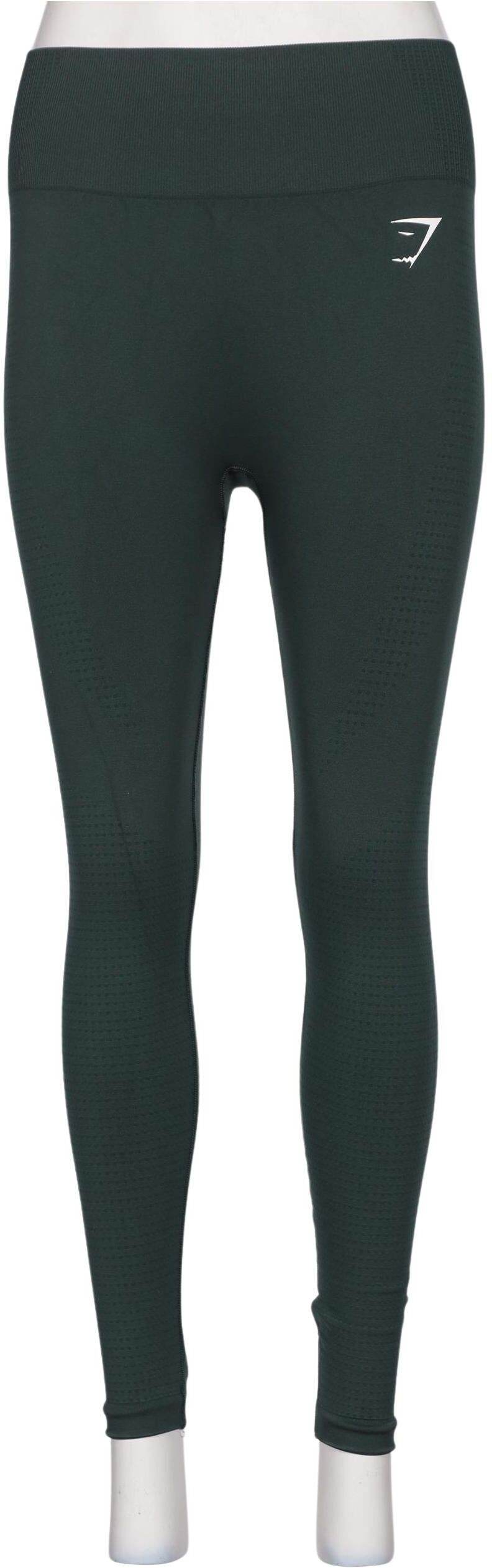 Gymshark Damen Stoffhose, Grün, Gr. M, Synthetik / Elasthan - Second Hand