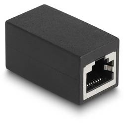 Delock RJ45 Netzwerk Adapter Kabel [1x RJ45-Buchse - 1x RJ45-Buchse] Schwarz 88003
