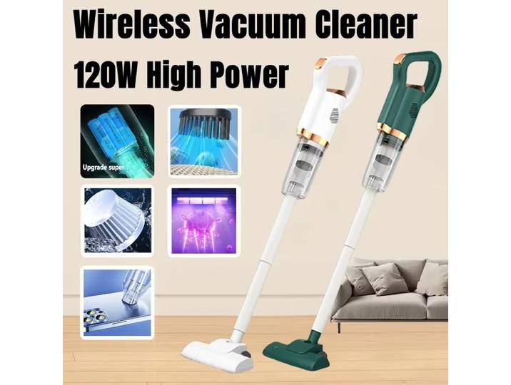 Aspirateur sans fil portatif, puissant, rechargeable, pour la maison, la voiture et les poils d'animaux