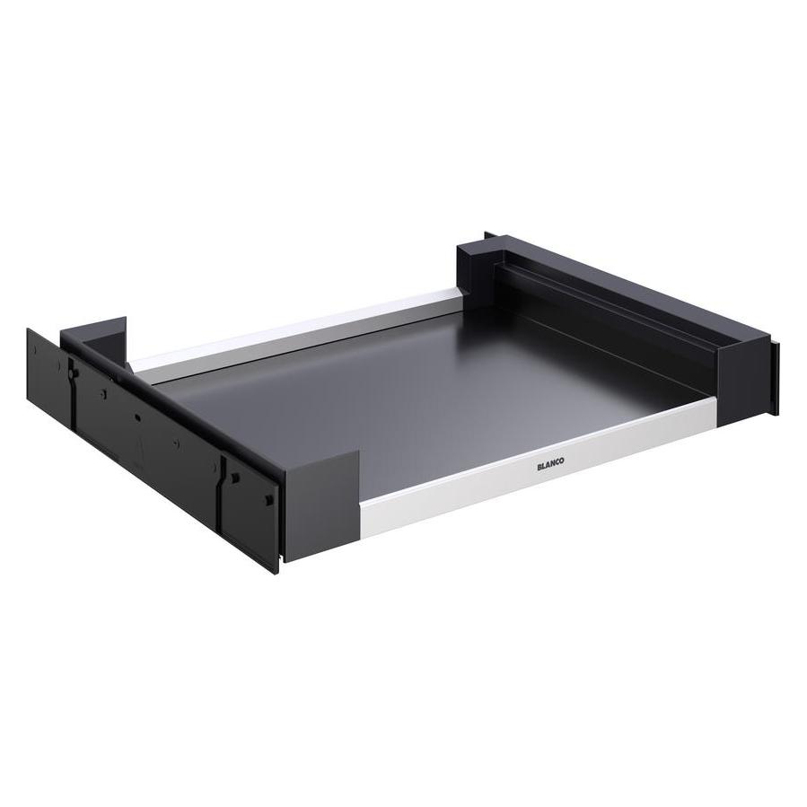 Blanco Flat Drawer 60 Frontauszug | Kunststoff, Aluminium, Stahlblech schwarzgrau | 60er Unterschran (527665)