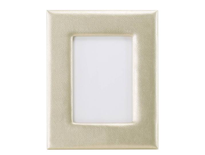 Bilderrahmen Bina MDF-Platte,PVC,Kunstleder,Vlies Gold/Gold 21 x 26cm