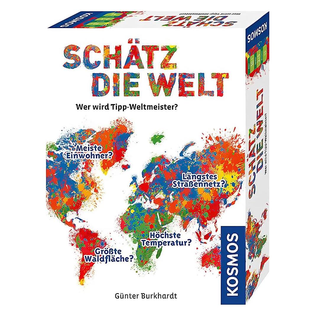 Kosmos Kinderspiel Schätz die Welt - Wer wird Tipp-Weltmeister? (Deutsch, 2 - 5 Spieler) (37754206)