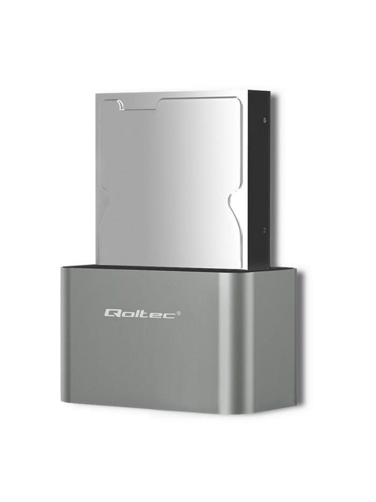 Qoltec HDD-Dockingstation 50315 - 1-Bay SATA - USB 3.2 Gen 1 - 2.5/3.5"