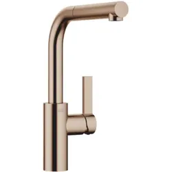Dornbracht ELIO Pull-out Küchenarmatur 33840790-42 herausziehbar, Griff rechts, Ausladung 235mm, Bronze gebürstet