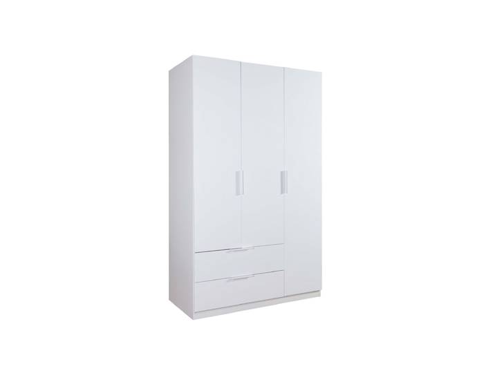 Kleiderschrank weiß hochglanz - Schubladen - 119 cm - ESPRESSO