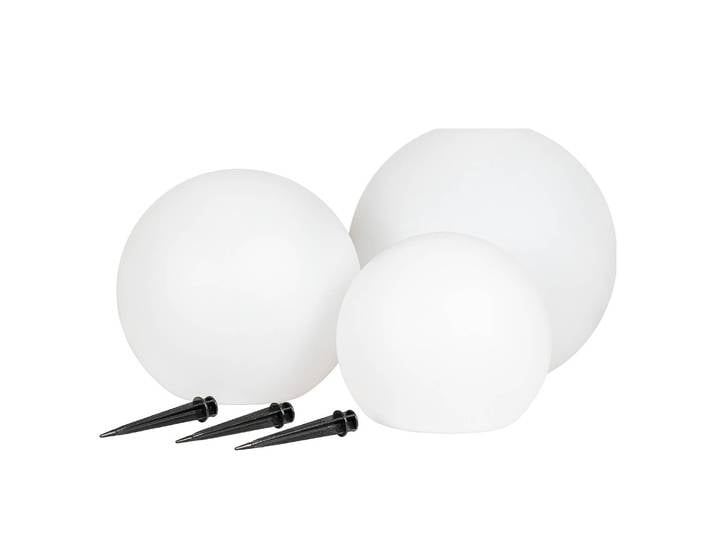 Borne éclairage extérieur LED Lifon 30 x 30 x 30cm Blanc