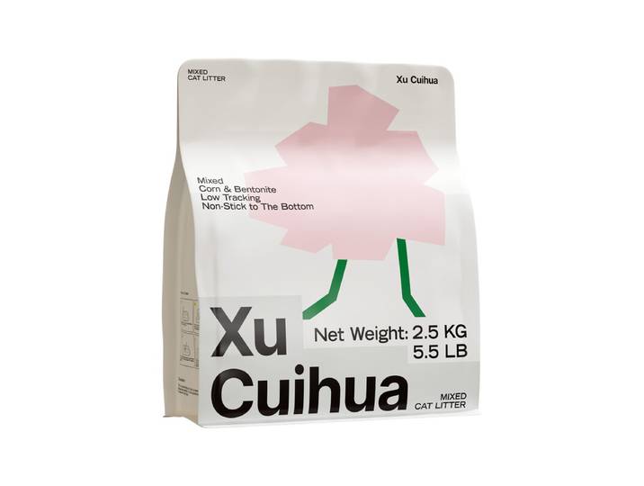 XUCUIHUA mineraal- en plantenmengsel kattenbakvulling 2.5kg