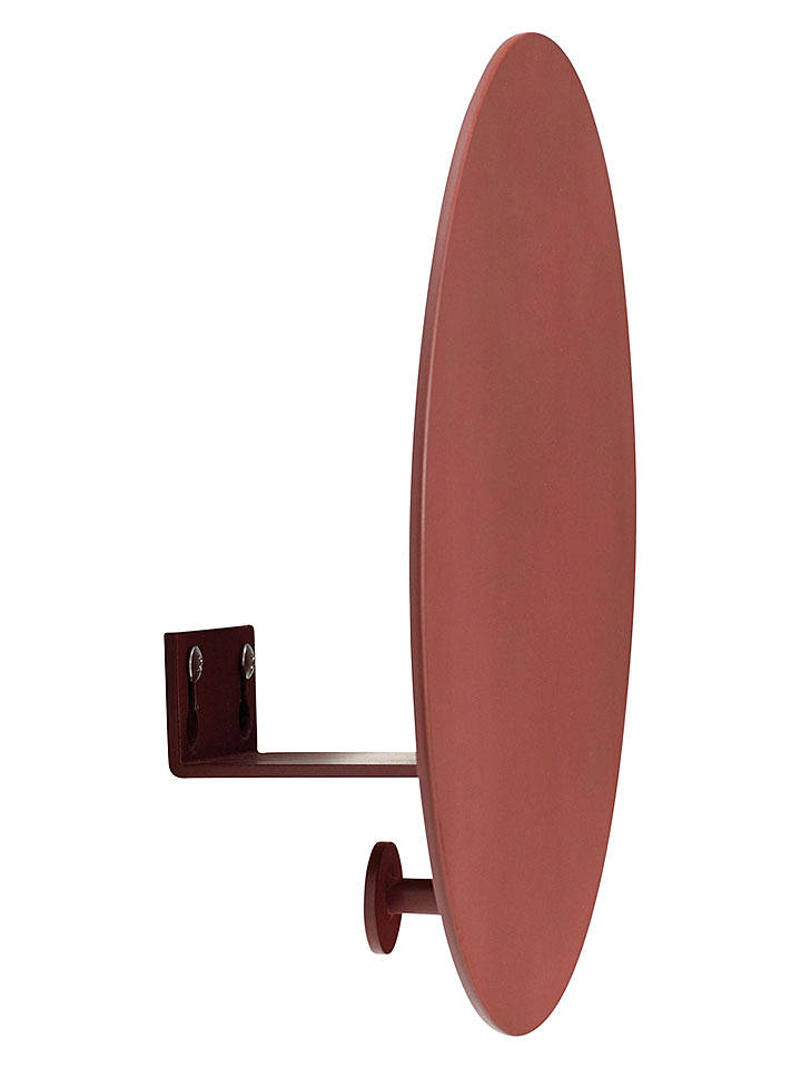 Hübsch Wandhaken ''Magazine'' in Rot - (H)8 x Ø 22 cm - onesize