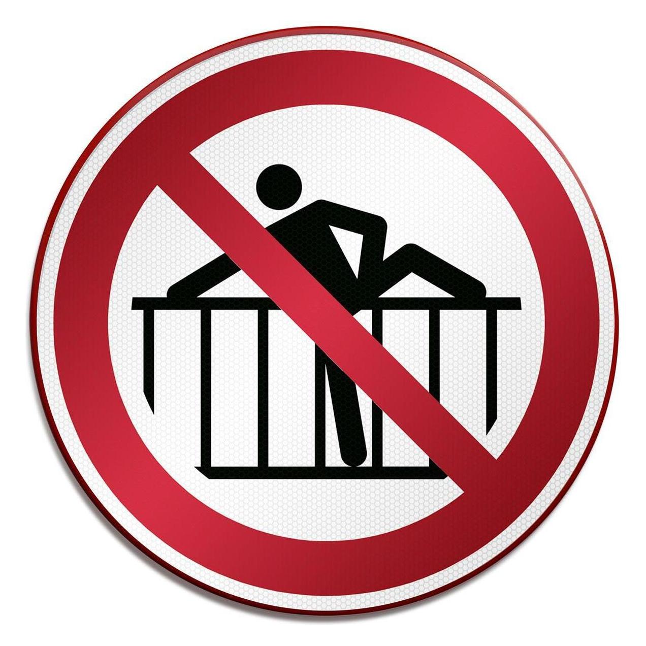 Brady ISO Safety Sign - Do not (P/P071/NT/RFLBD-DIA400-1)