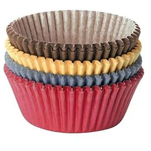Tescoma Muffinförmchen Delicia 630634, aus Papier, Ø 6 cm, Standardgröße, fettdicht, bunt, 100 Stück