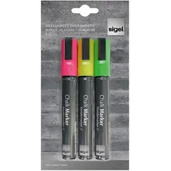 Sigel, Marker, Kreide Marker (3x)