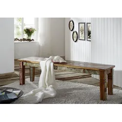 Bank Altholz 160x40x45 mehrfarbig lackiert NATURE OF SPIRIT #35