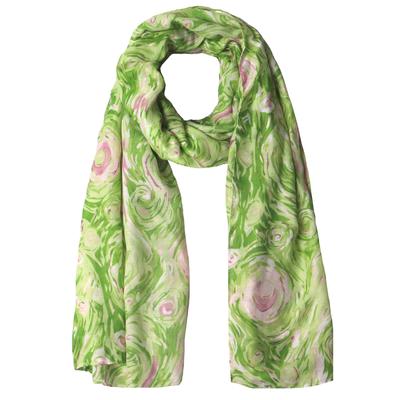 Modeschal CAPELLI NEW YORK, Damen, grün (grün combo), Obermaterial: 100% Polyester, Modetücher