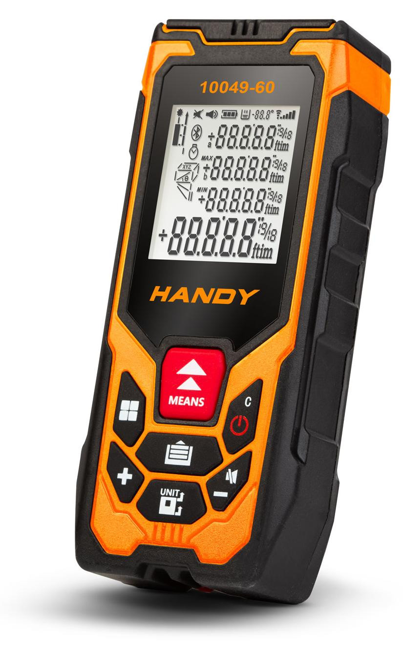 HomeShopXL Laser afstandsmeter 60 m met oppervlakte- en volumeberekening, IP43