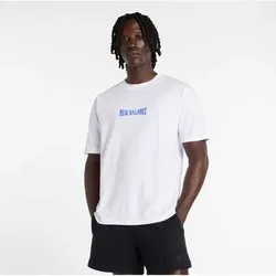NEW BALANCE Herren Shirt Wavey T-Shirt, Größe M in Weiß 612