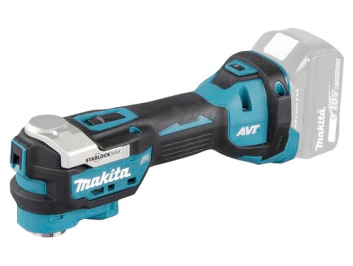 Akku-Multifunktionswerkzeug MAKITA DTM52Z , grün (schwarz, petrol, silberfarben), Multifunktionswerkzeug-Maschinen, Akku-Multifunktionswerkzeug, ohne Akku und Ladegerät