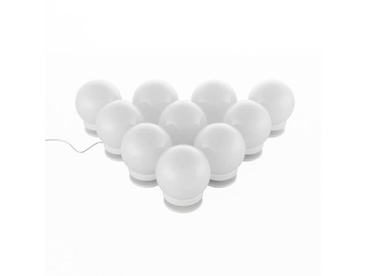 Vicco Schminktischbeleuchtung Weiß 400 cm, Kunststoff, Rechteckig, LED integrated, 5 cm, Lampen & Leuchten, Innenbeleuchtung, Dekoleuchten, Lichterketten