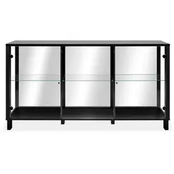 Vitrine Albi Dekor Schwarz