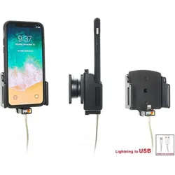 Brodit 714013 Halterung Handy/Smartphone Schwarz Passive Halterung, Smartphone Halterung, Schwarz