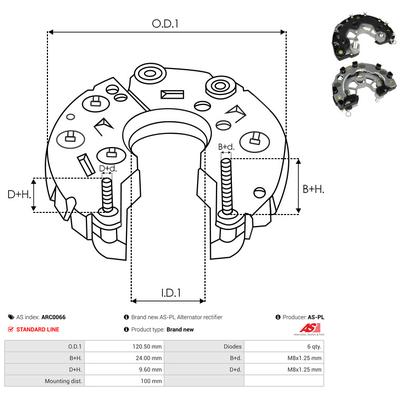 AS-PL Gleichrichter, Generator ARC0066
