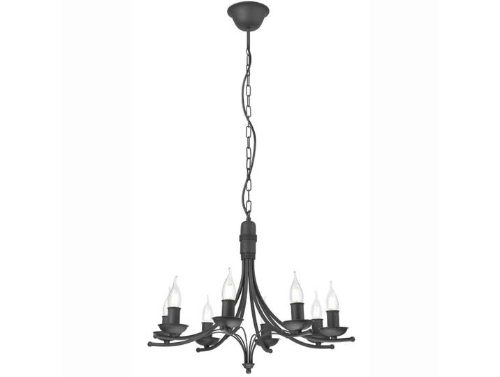 Pendelleuchte Lucy, Schwarz Hochglanz, Metall, 100 cm, Made in Europe, Europäischer Sicherheitsstandard, beliebig kürzbar, Lampen & Leuchten, Innenbeleuchtung, Hängeleuchten, Pendelleuchten