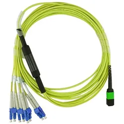 BlueOptics Juniper MTP-4LC-S3M kompatibles MTP-4xLC Singlemode Patchkabel 3 Meter (3 m), Netzwerkkabel