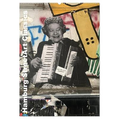 Hamburg StreetArt Classics (Wandkalender 2026 DIN A2 hoch), CALVENDO Monatskalender